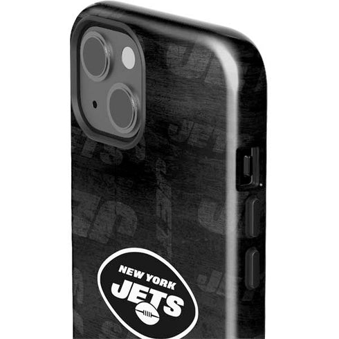 NFL New York Jets Black & White iPhone 15 Impact Case