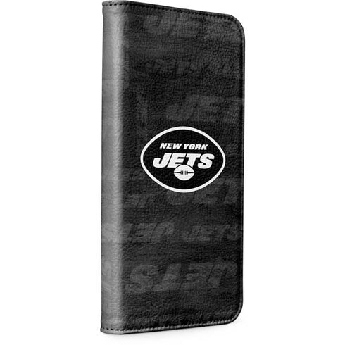 NFL New York Jets Black & White iPhone 15 Pro Folio Case