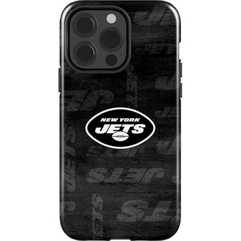 NFL New York Jets Black & White iPhone 15 Pro Impact Case