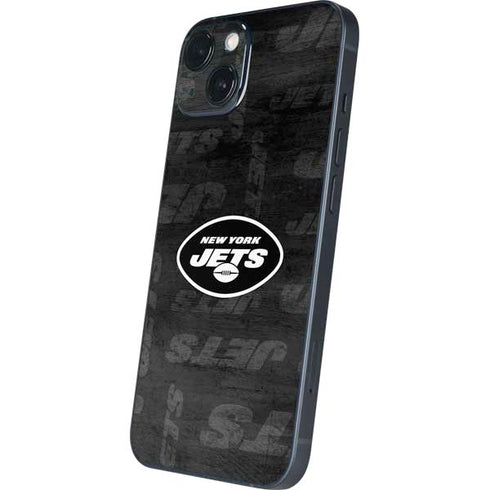 NFL New York Jets Black & White iPhone 15 Skin