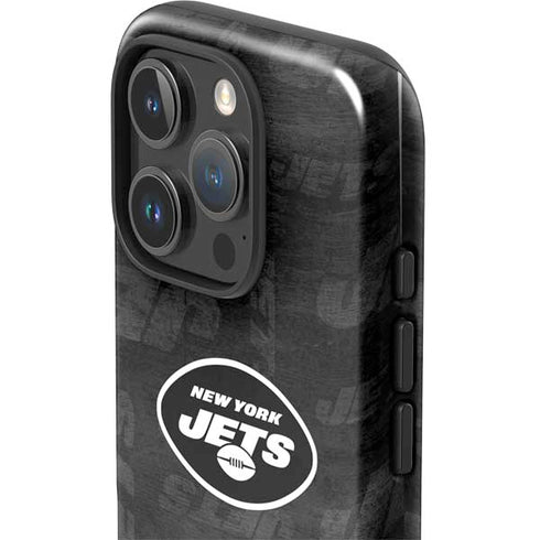 NFL New York Jets Black & White iPhone 16 Pro Impact Case