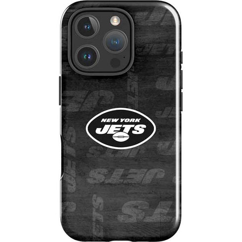 NFL New York Jets Black & White iPhone 16 Pro Max Impact Case