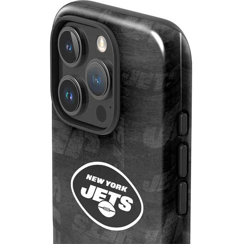 NFL New York Jets Black & White iPhone 16 Pro Max Impact Case