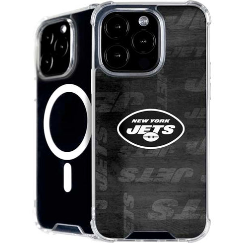 NFL New York Jets Black & White iPhone 16 Pro Max MagSafe Case