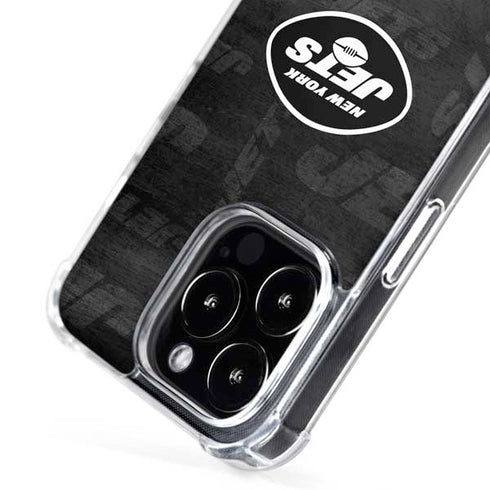 NFL New York Jets Black & White iPhone 16 Pro Max MagSafe Case