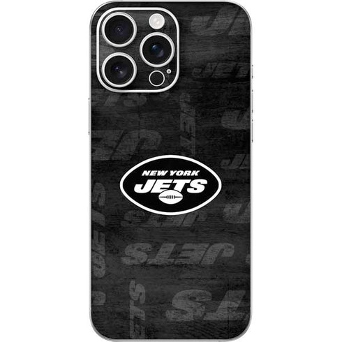 NFL New York Jets Black & White iPhone 16 Pro Max Skin