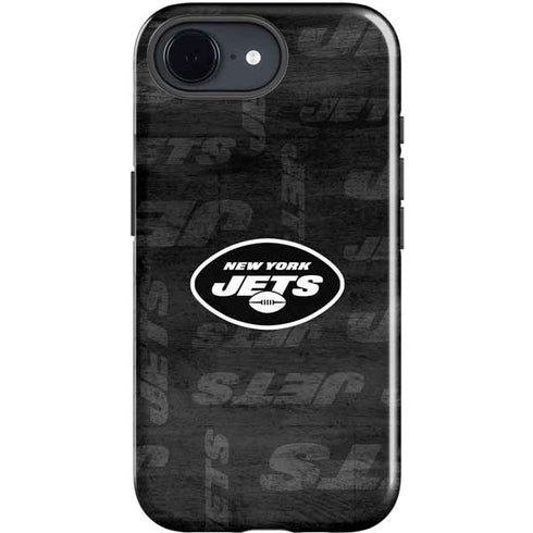 NFL New York Jets Black & White iPhone 16e Impact Case