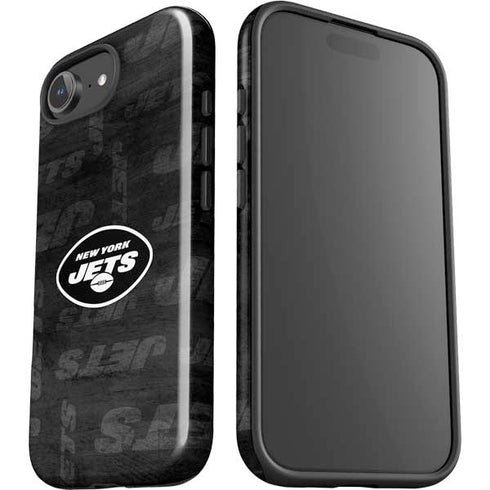 NFL New York Jets Black & White iPhone 16e Impact Case
