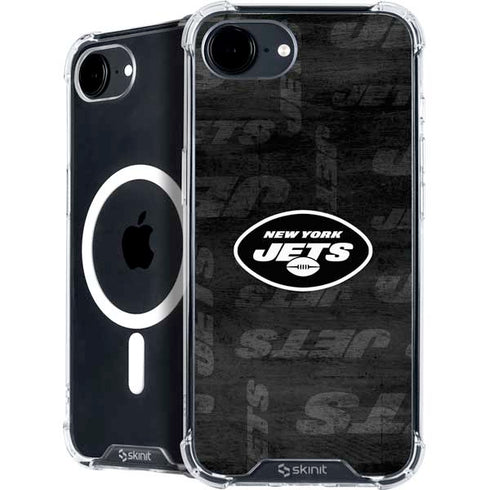 NFL New York Jets Black & White iPhone 16e MagSafe Case