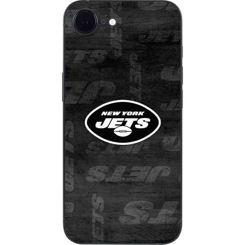 NFL New York Jets Black & White iPhone 16e Skin