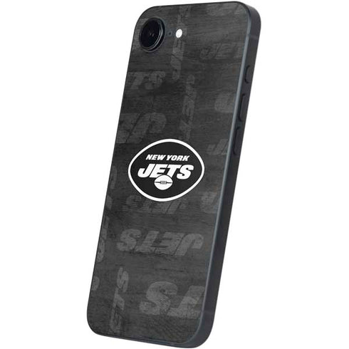 NFL New York Jets Black & White iPhone 16e Skin