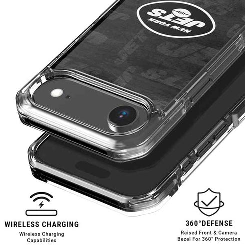 NFL New York Jets Black & White iPhone 17 Air Clear Case