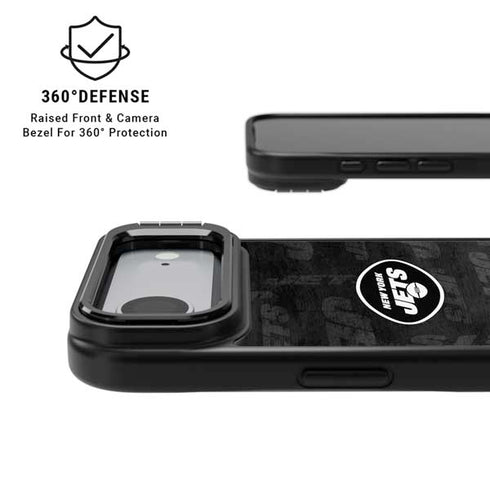 NFL New York Jets Black & White iPhone 17 Air Kickstand Case