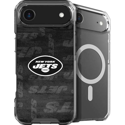 NFL New York Jets Black & White iPhone 17 Air MagSafe Case