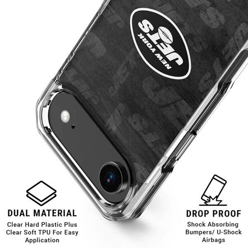 NFL New York Jets Black & White iPhone 17 Air MagSafe Case