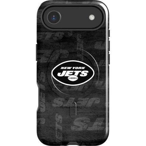 NFL New York Jets Black & White iPhone 17 Air Magsafe Impact Case