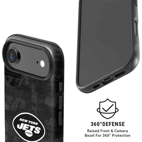 NFL New York Jets Black & White iPhone 17 Air Magsafe Impact Case