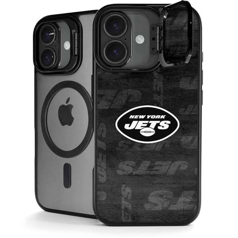 NFL New York Jets Black & White iPhone 17 Kickstand Case
