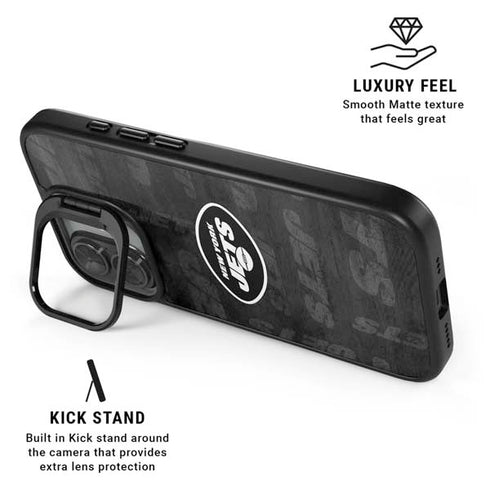 NFL New York Jets Black & White iPhone 17 Kickstand Case