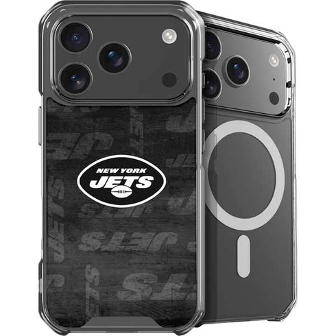 NFL New York Jets Black & White iPhone 17 Pro MagSafe Case