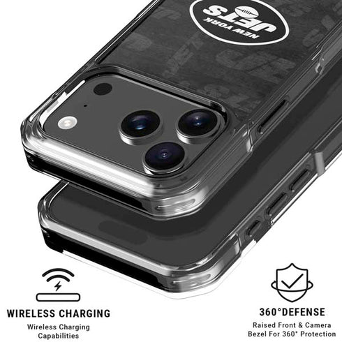 NFL New York Jets Black & White iPhone 17 Pro MagSafe Case
