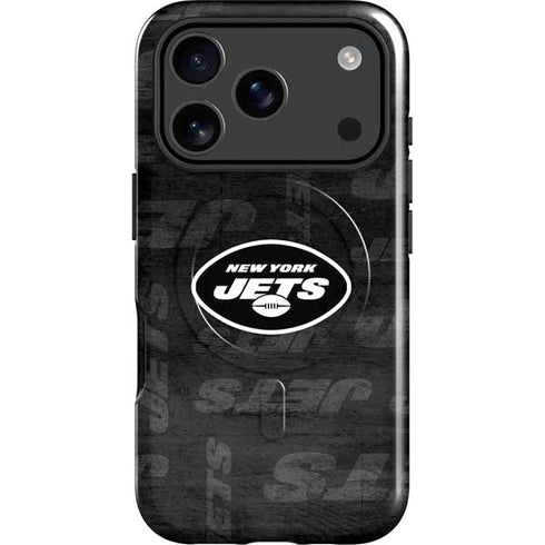 NFL New York Jets Black & White iPhone 17 Pro Magsafe Impact Case