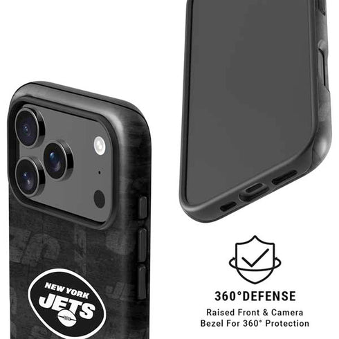 NFL New York Jets Black & White iPhone 17 Pro Magsafe Impact Case