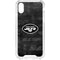 NFL New York Jets Black & White iPhone XS Clear Case