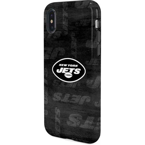 NFL New York Jets Black & White iPhone XS Pro Case