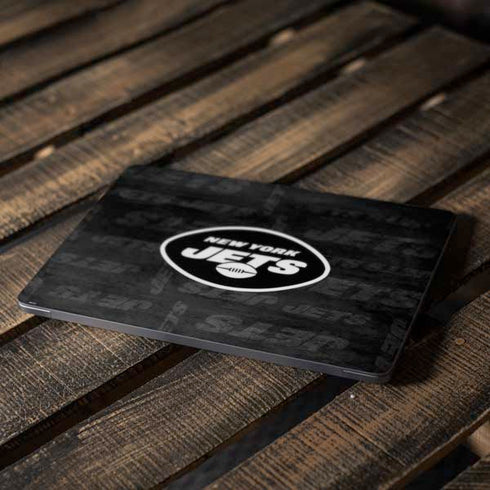 NFL New York Jets Black & White Apple MacBook Air Skin