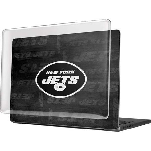 NFL New York Jets Black & White MacBook Pro 14in (2021-24) Case plus Skin