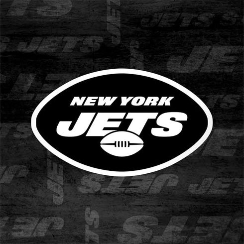 NFL New York Jets Black & White MacBook Skins
