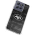 NFL New York Jets Black & White Moto G 5G (2025) Clear Case