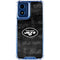 NFL New York Jets Black & White Moto G 5G (2024) Clear Case