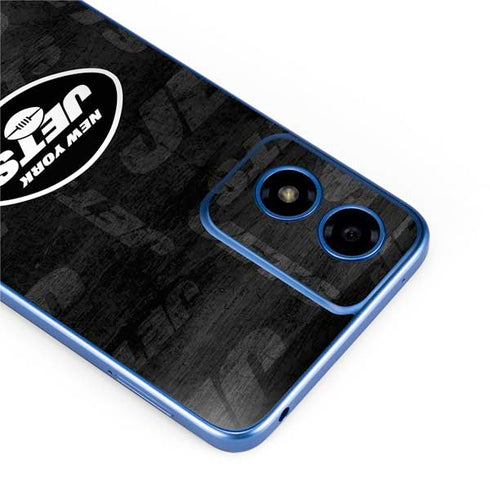 NFL New York Jets Black & White Moto G Play 4G (2024) Skin