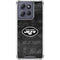 NFL New York Jets Black & White Moto G Stylus 5G (2025) Clear Case