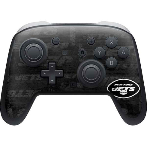 NFL New York Jets Black & White Nintendo Skins