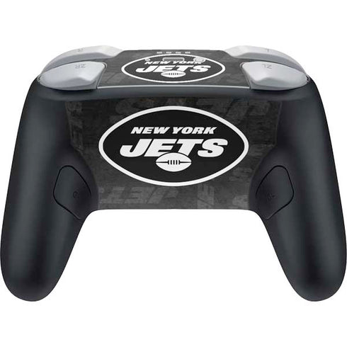 NFL New York Jets Black & White Nintendo Switch 2 (2025) Pro Controller Skin