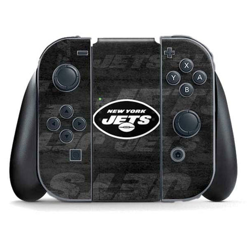 NFL New York Jets Black & White Nintendo Skins