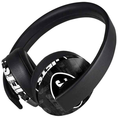 NFL New York Jets Black & White PlayStation 4 Gold Wireless Headset Skin