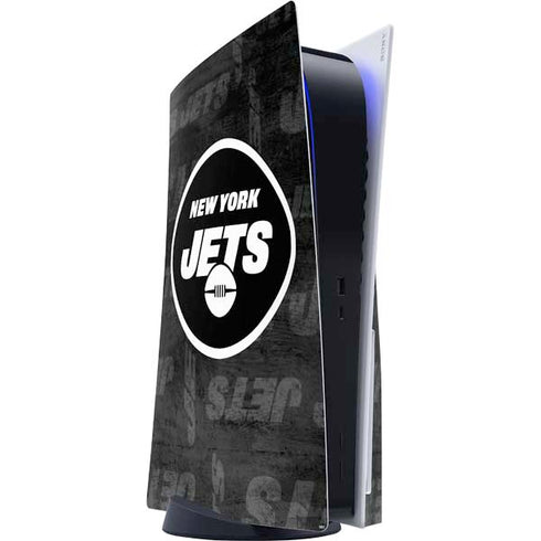 NFL New York Jets Black & White PlayStation PS5 Skins
