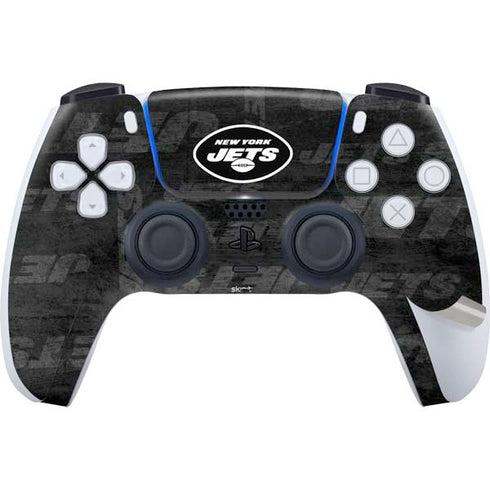 NFL New York Jets Black & White PS5 Pro Bundle Skin