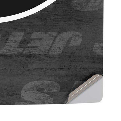 NFL New York Jets Black & White PS5 Pro Disk Console Skin