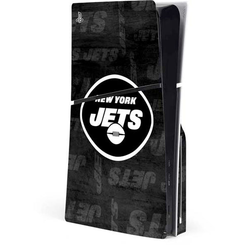 NFL New York Jets Black & White PlayStation PS5 Skins