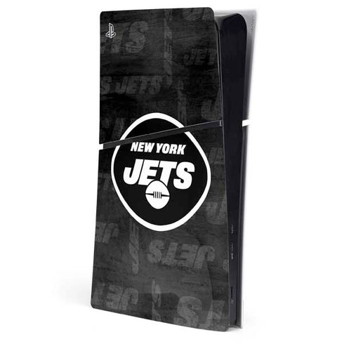 NFL New York Jets Black & White PlayStation PS5 Skins