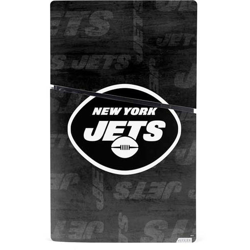 NFL New York Jets Black & White PS5 Slim Digital Edition Console Skin