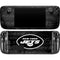 NFL New York Jets Black & White Steam Deck Handheld Gaming Computer OLED Skin