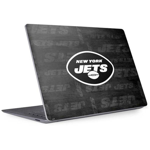 NFL New York Jets Black & White Surface Laptop 3 13.5in Skin