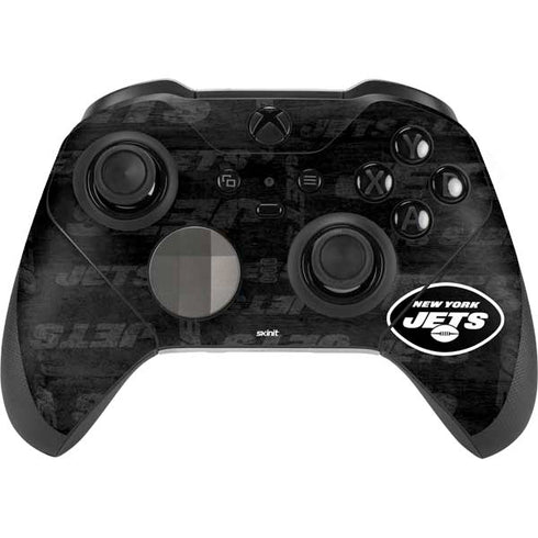 NFL New York Jets Black & White Xbox Elite Wireless Controller Series 2 Skin