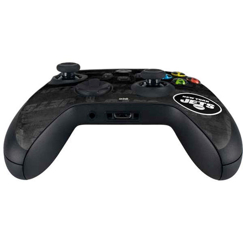 NFL New York Jets Black & White Xbox Series X Controller Skin